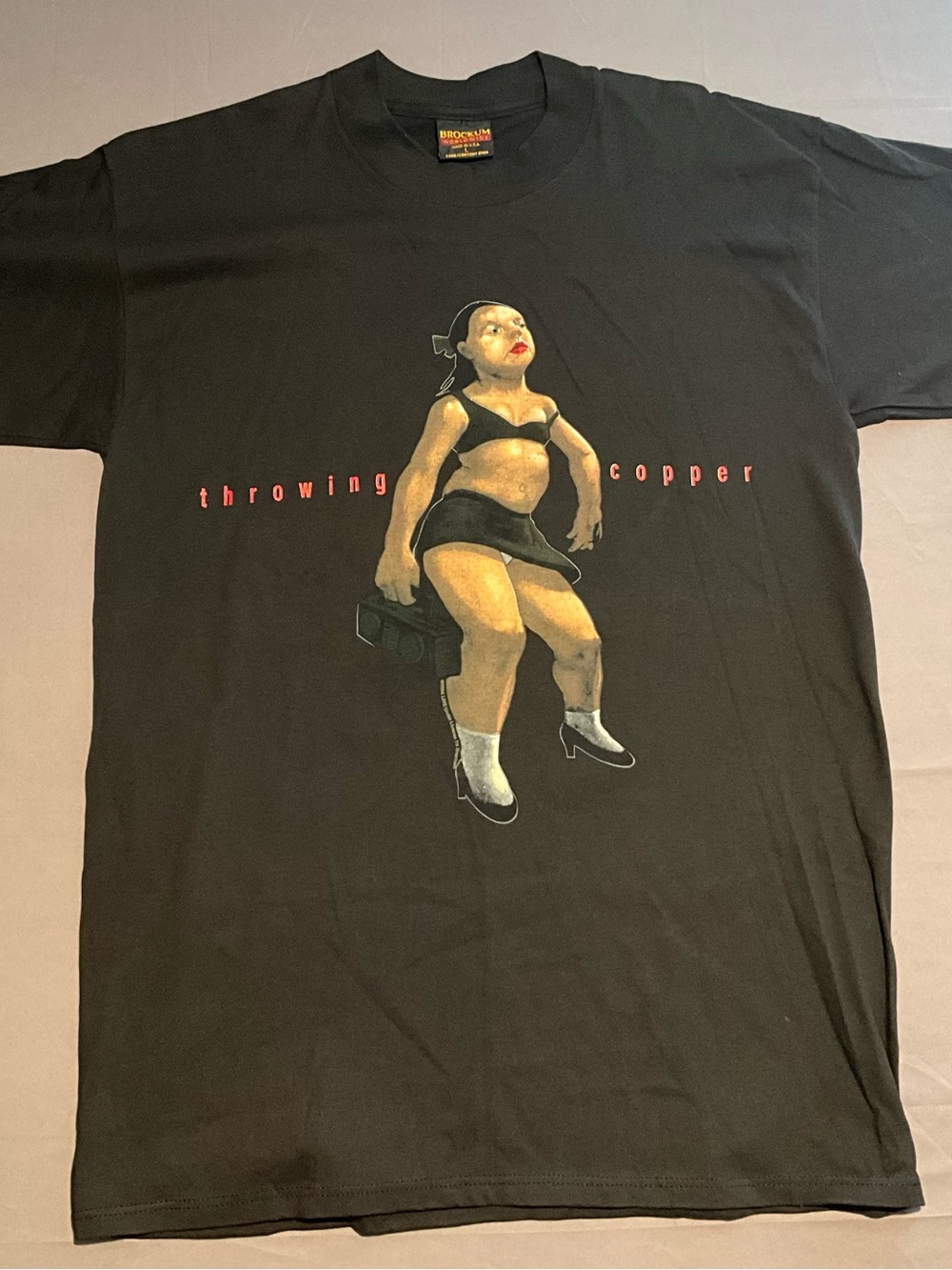 Vintage 1994 Live - Throwing Copper Black T-Shirt Sz Large Brockum Tag